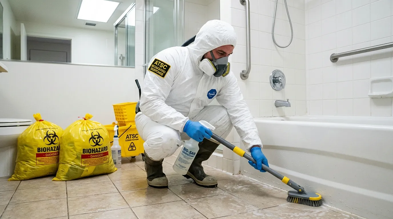 Decontamination equipment deployed for Blood Cleanup in Deerfield